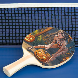 Halloween Monster Jack-o-Lantern & Fladdermus Vixe Pingisracket