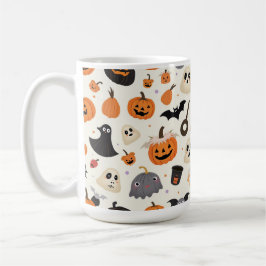 Halloween mönster kaffemugg