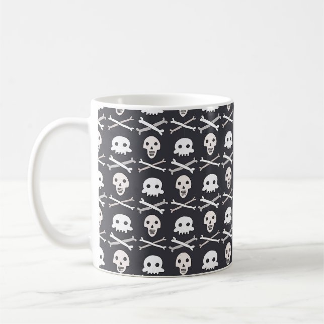 Halloween mönster kaffemugg (Vänster)