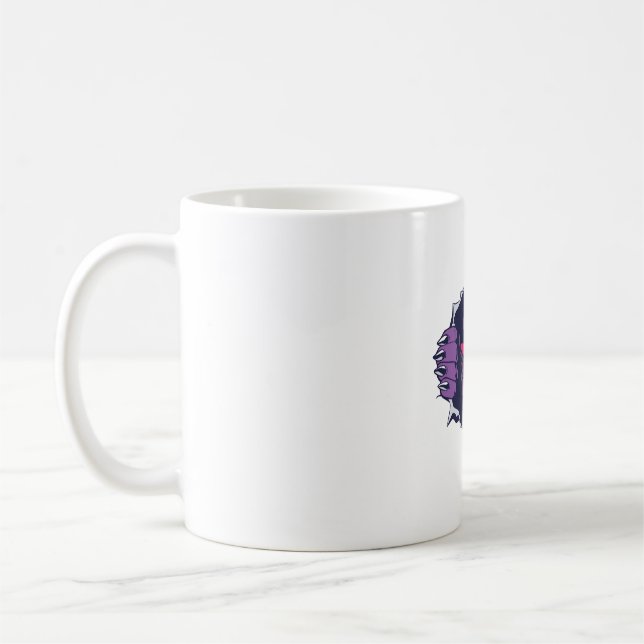 Halloween-monster Kaffemugg (Vänster)