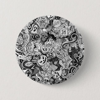 Halloween mönster knapp