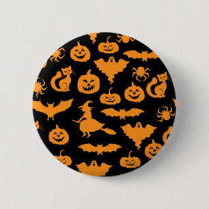 Halloween mönster knapp