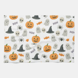 Halloween mönster kökshandduk