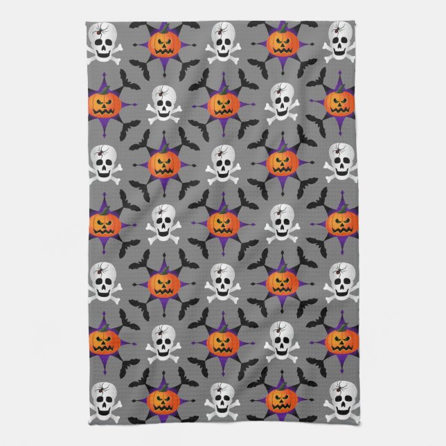 Halloween Mönster Kökshandduk (Vertikal)