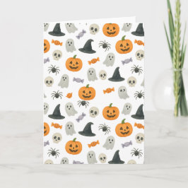 Halloween-mönster Kort