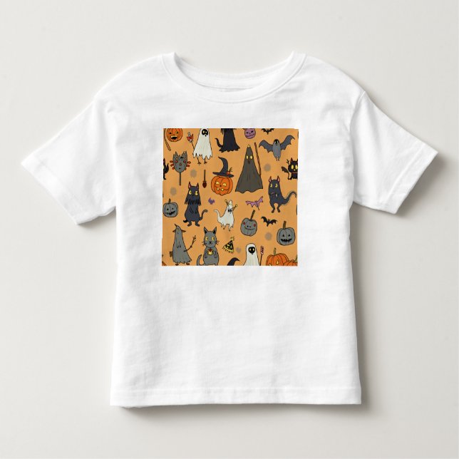 Halloween Mönster kortärmad överst T Shirt (Framsida)