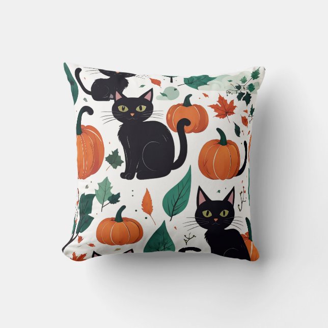 Halloween Mönster Kudde (Framsida)