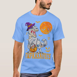 Halloween Monster Lastbil Mummy Dinosaur Pumpkin T Shirt