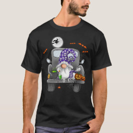 Halloween Monster Lastbil Pumpkins Gnomes T Shirt