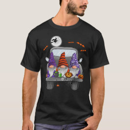 Halloween Monster Lastbil Pumpkins Gnomes T Shirt