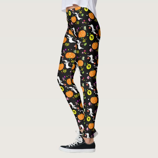 Halloween mönster leggings
