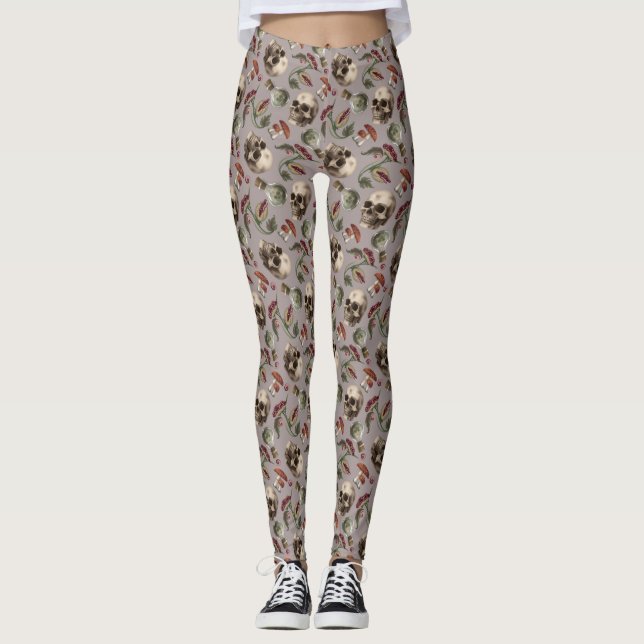 Halloween Mönster Leggings (Framsida)