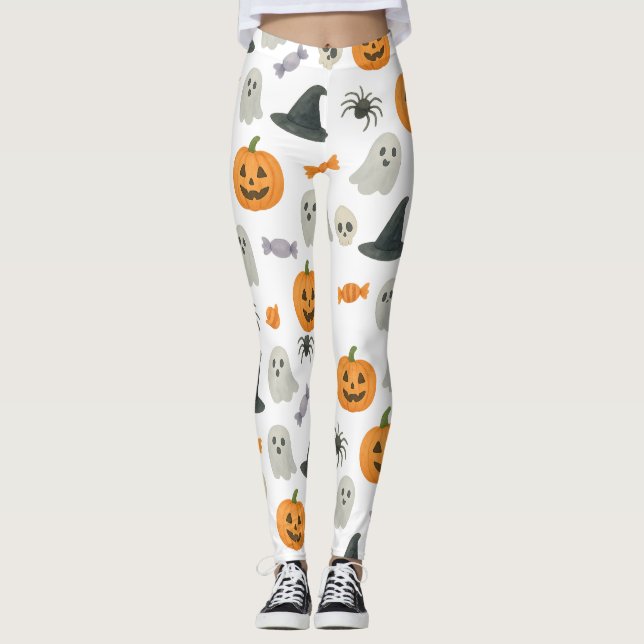 Halloween mönster leggings (Framsida)
