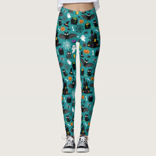 Halloween Mönster Leggings