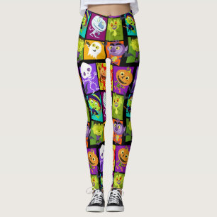 halloween monster leggings