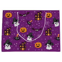 Halloween mönster lila