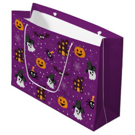 Halloween mönster lila