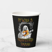 Halloween Monster Mash Ghost Graveyard Smash