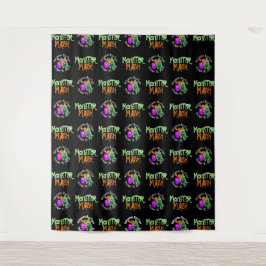 Halloween Monster Mash Steg och Upprepa Bakgrundsd