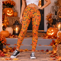 Halloween-mönster med orange pumpor och jack-o'-la