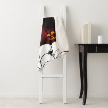 Halloween Mönster med pumpor och spiders