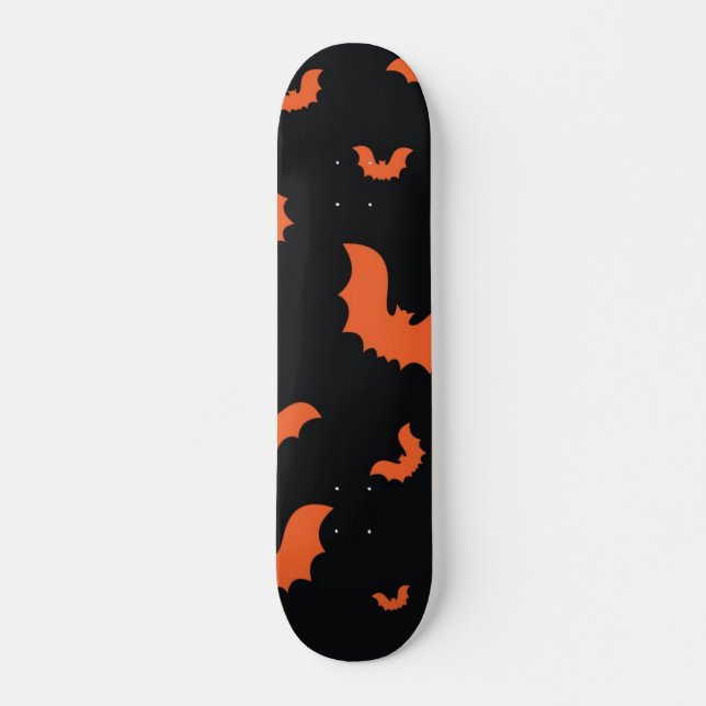 Halloween mönster mini skateboard bräda 18,5 cm (Framsida)