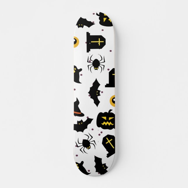 Halloween Mönster Mini Skateboard Bräda 18,5 Cm (Framsida)