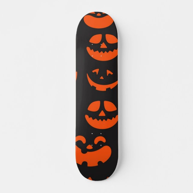 Halloween mönster mini skateboard bräda 18,5 cm (Framsida)