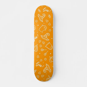 Halloween mönster mini skateboard bräda 18,5 cm