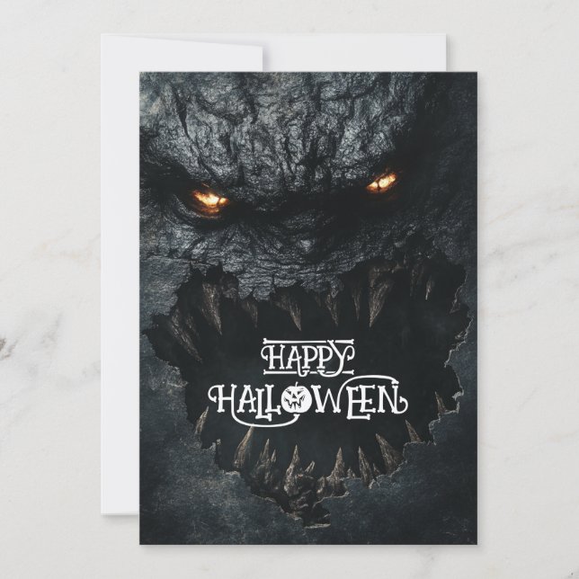 Halloween Monster Mouth Mayhem Inbjudningar (Framsida)