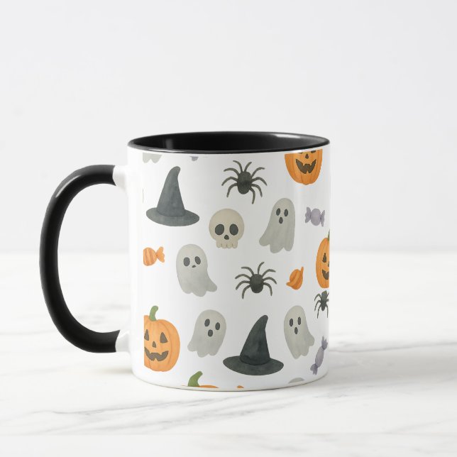 Halloween mönster mugg (Vänster)