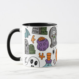 Halloween mönster mugg