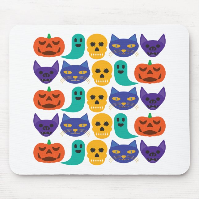 Halloween Mönster Musmatta (Framsidan)