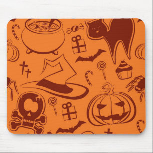 Halloween mönster musmatta