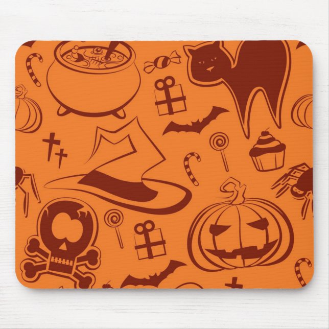 Halloween mönster musmatta (Framsidan)