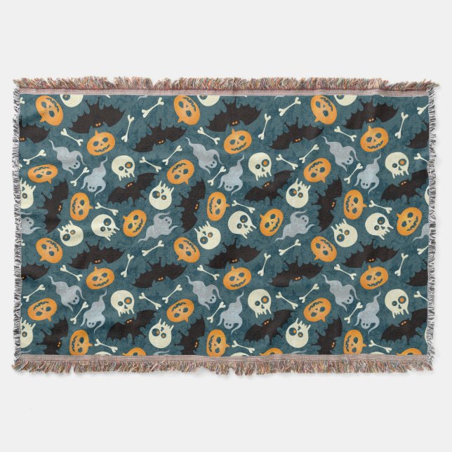 Halloween mönster mysfilt (Framsidan)