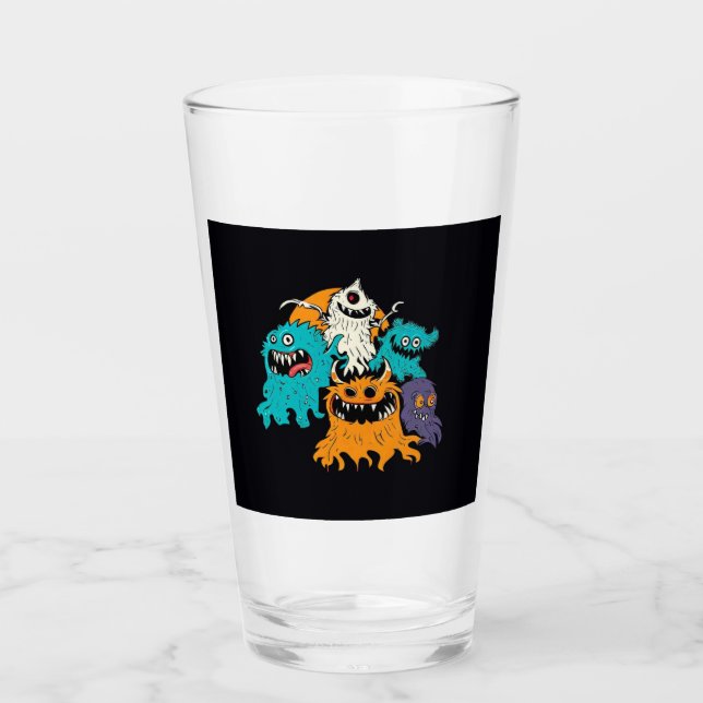 Halloween/Monster/oktober/Fall Glaskopp (Framsida)