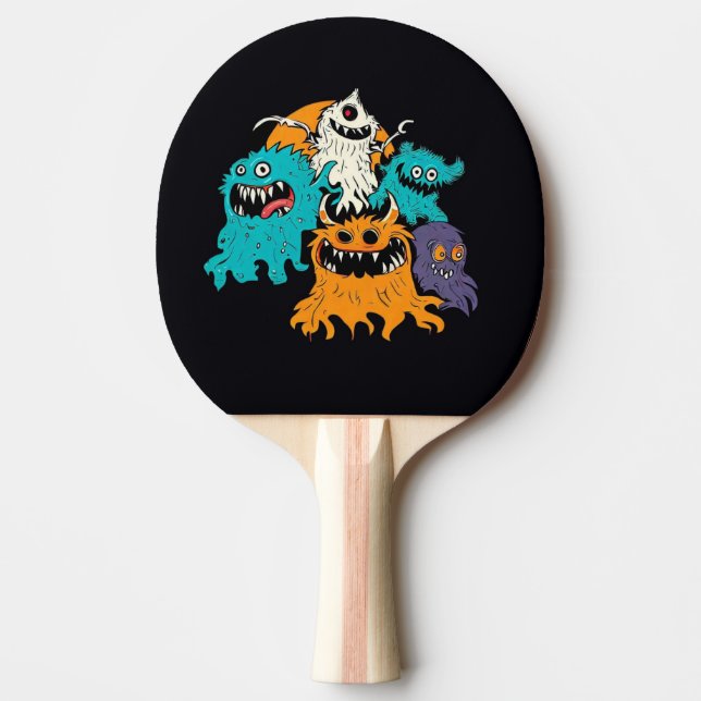 Halloween/Monster/oktober/Fall Pingisracket (Framsidan)