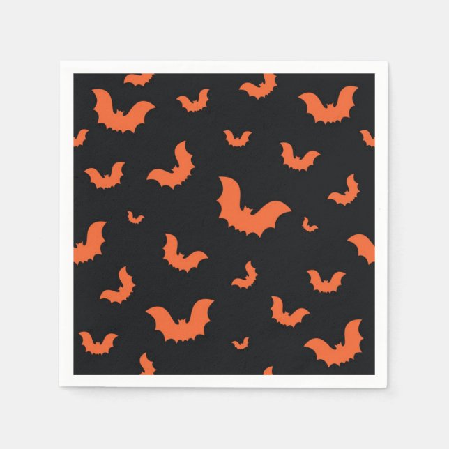 Halloween-mönster Pappersservett (Framsidan)