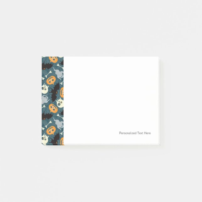 Halloween mönster post-it block (Framsida)