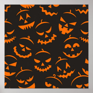 Halloween mönster poster