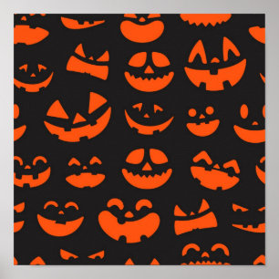 Halloween mönster poster