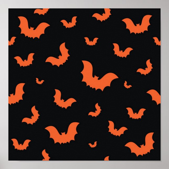 Halloween mönster poster (Framsidan)