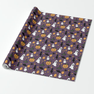 Halloween mönster presentpapper