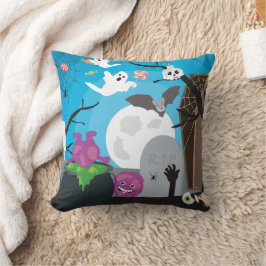 Halloween monster scen kudde