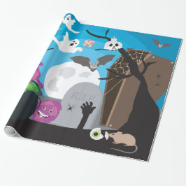 Halloween Monster Scene Presentpapper