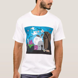 Halloween Monster Scene T Shirt