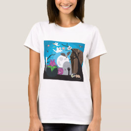 Halloween Monster Scene T Shirt
