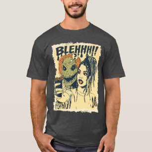 Halloween Monster Sie Comic Skräck familj T Shirt