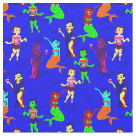 halloween monster sjöjungfru vampre zombie-flickor tyg